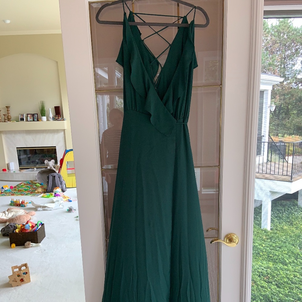 WAYF long green dress
